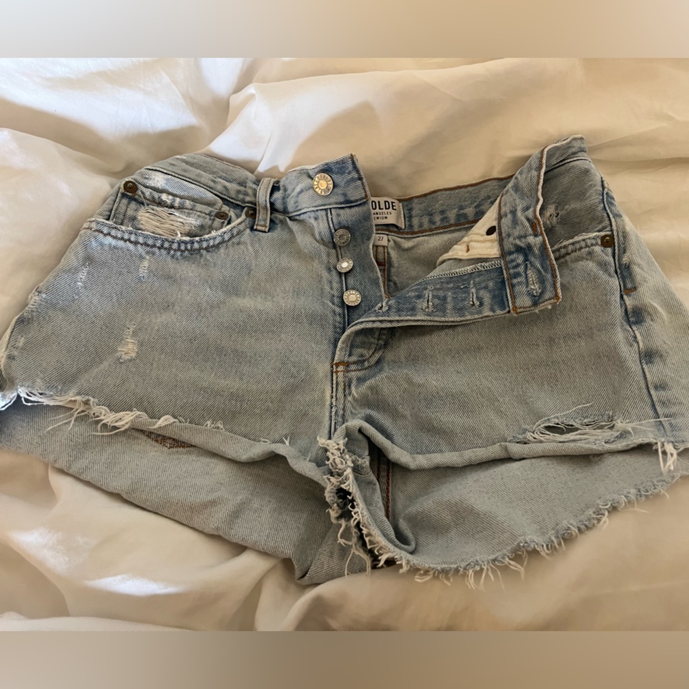 Agolde denim shorts!